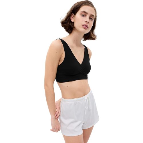 GAP Women's Maternity Organic Cotton Nursing Lounge Bra