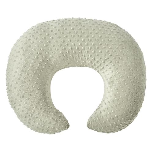 ESEN Plus Size Baby Nursing Pillow and Body Positioner for Breast Feeding and Bottle Feeding, Ultra Soft Baby Breastfeeding Pillows with Removable Nursing Pillow Cover for Mom and Baby (Brown)