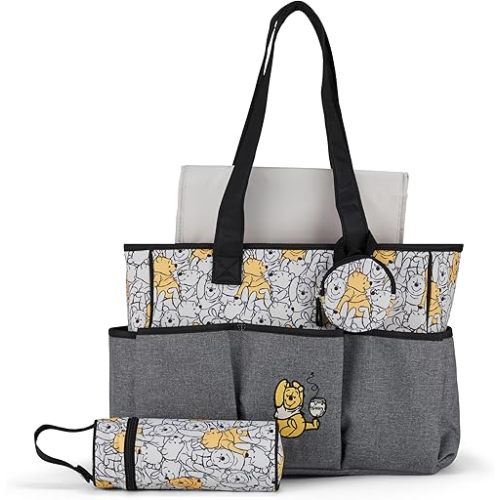 Disney Baby Multi-Functional Travel Tote Diaper Bag with Changing Pad