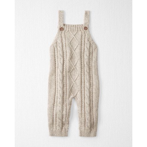 Baby Organic Cotton Cable Knit Overalls - Little Planet | Carter's