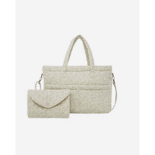 Diaper Bag + Changing Pad Set || Green Garden