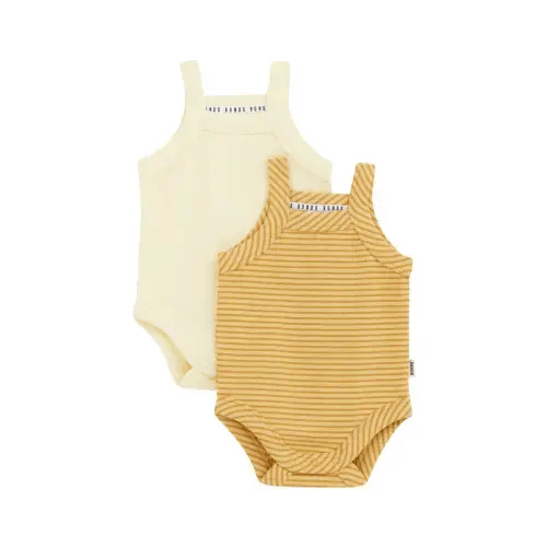 Bonds Newbies Rib Singlet Suit 2 Pack | Baby Baby Bodysuit | BWJKA