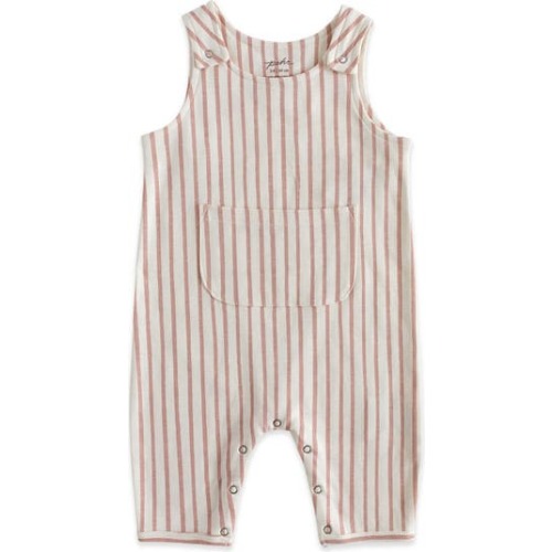 Stripes Away Organic Cotton Overalls, 0-3M