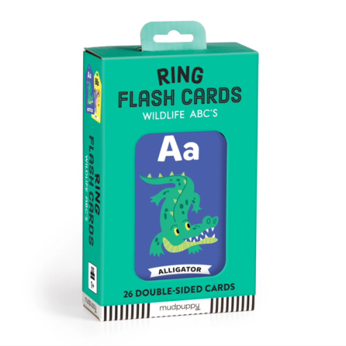Wildlife ABCs Ring Flash Cards | Mudpuppy