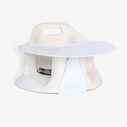 Upseat Baby Floor & Booster Seat with Tray - Coconut