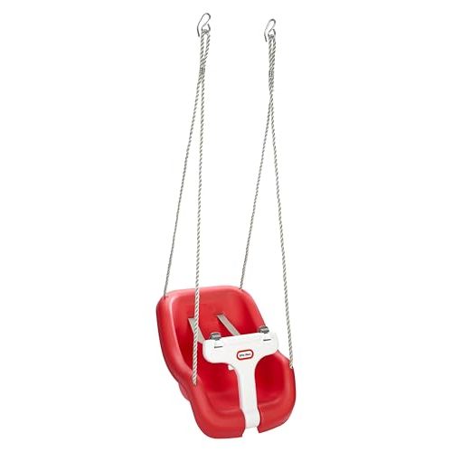 2-in-1 Snug 'n Secure Swing - Red with White Bar, Ages 9 Months to 4 Years