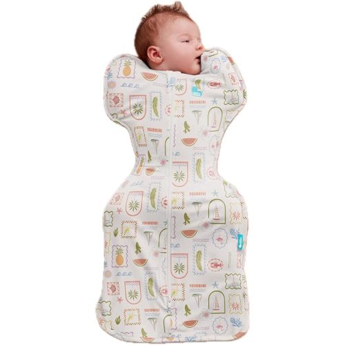 Love to Dream Swaddle UP, Baby Sleep Sack, Self-Soothing Swaddles for Newborns, Get Longer Sleep, Secure Fit Helps Calm Startle Reflex, New Born Essentials for Baby, 1.0 TOG, 13-19 lbs, Vacation Days