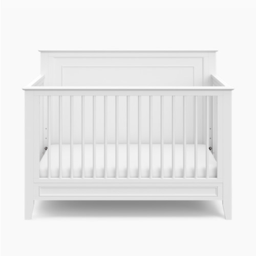 Storkcraft Solstice 4-in-1 Convertible Crib - White
