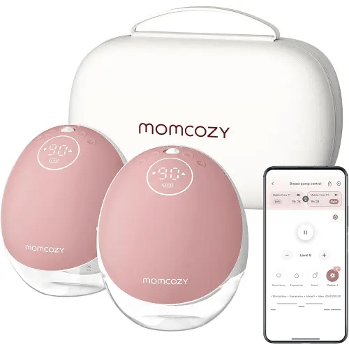 Momcozy M9 Wearable Electric Breast Pump with Smart App - Double