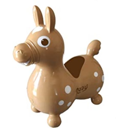 GYMNIC Rody Bounce Horse Light Brown + Free Shipping