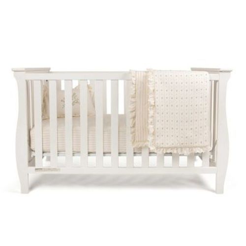 Ely's & Co. - Linear Berry Crib Bedding Set, 5 Piece Set Includes, 2 Fitted Crib Sheets, Quilted Comforter and Decorative Pillow