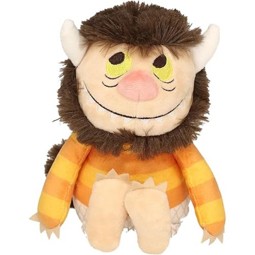 KIDS PREFERRED Where The Wild Things are Plush 9 Inch Moishe Monster Stuffed Animal with Crinkle Feet and Bean Filled Bottom