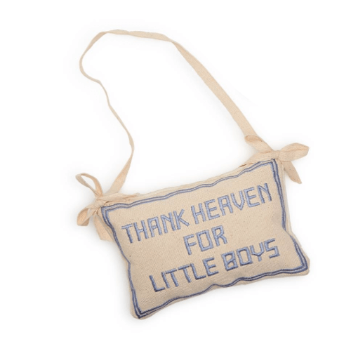 Thank Heaven For Little Girls/Boys - Pillow Door Hanger – Mellow Monkey