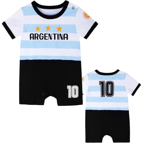 Cnins Soccer Baby Clothes - Matching Family Rompers 0-24M | Unisex Gifts for Futbol Game Days & Photo Shoots
