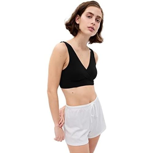GAP Women's Maternity Organic Cotton Nursing Lounge Bra