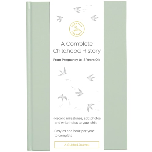 A Complete Childhood History: From Pregnancy to 18 Years Old (Aloe Green, Leatherette)