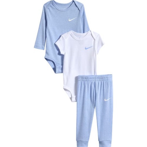 Solid 3-Piece Bodysuits & Joggers Set