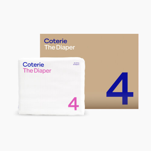 Coterie Ultra Soft Diapers, Monthly Supply - Size 4, 150 Count