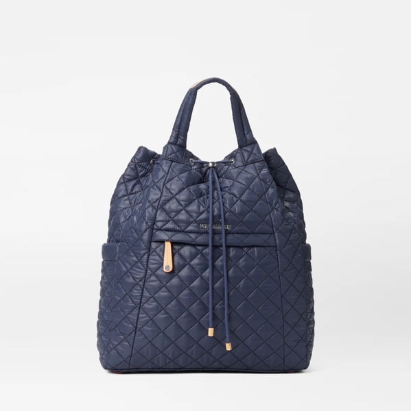 MZ Wallace Dawn Navy Blue Metro Convertible Backpack - Diaper Bag