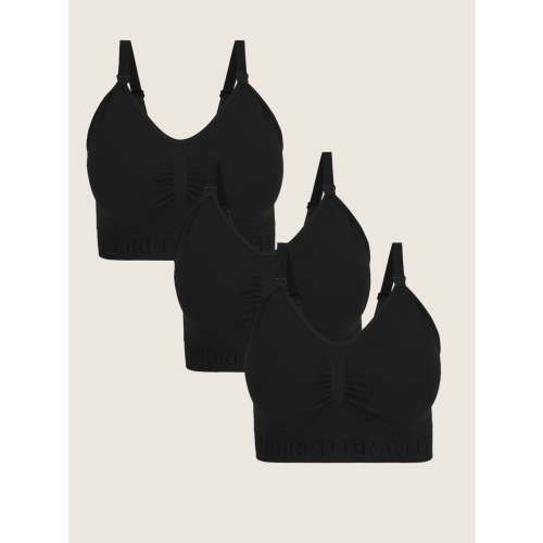 Wash Wear Spare® Nursing Bra 3-Pack | Black – Kindred Bravely