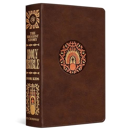 ESV The Biggest Story Holy Bible for Kids (TruTone, Brown, Living Hope Design, Thumb Indexed): Children's Bible for Ages 6–12