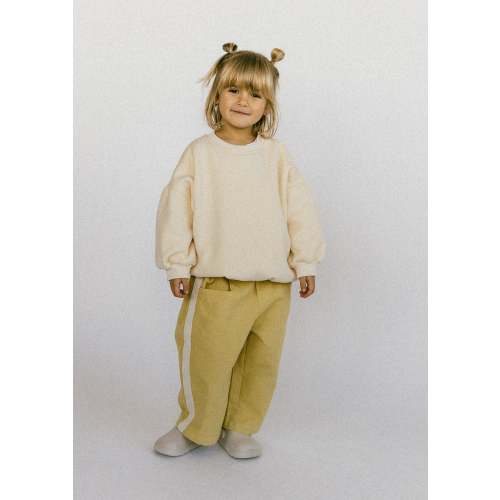 Side Stripe Pants- Vintage Yellow