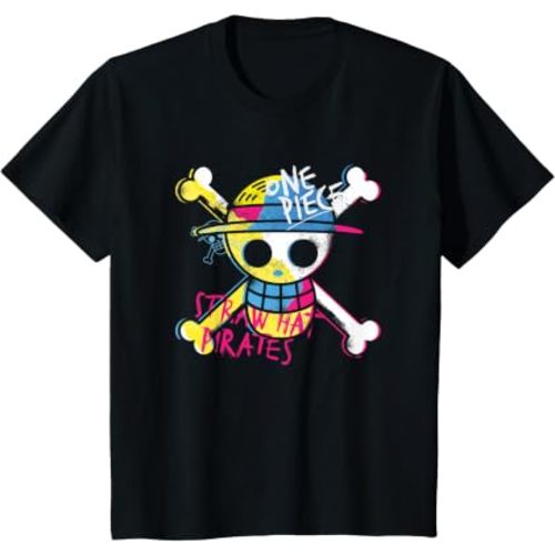 One Piece Straw Hat Pirates Officially Licensed T-Shirt