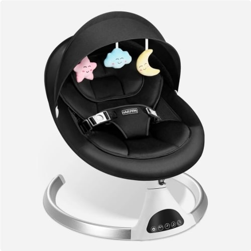 HARPPA Weddell | Electric Baby Swing, Newborn Electric Swing & Bouncer, Baby Swing Chair, Automatic Infant Swing Cradle with Remote Control, Infant Swing Indoor & Outdoor, Portable Foldable Infant Swing Seat, Newborn Bouncy Chair, Infant Electric Rocker,