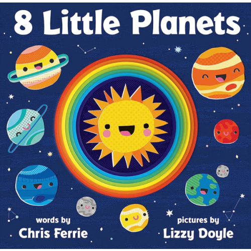8 Little Planets: A Solar System Book for Kids with Unique Planet Cutouts