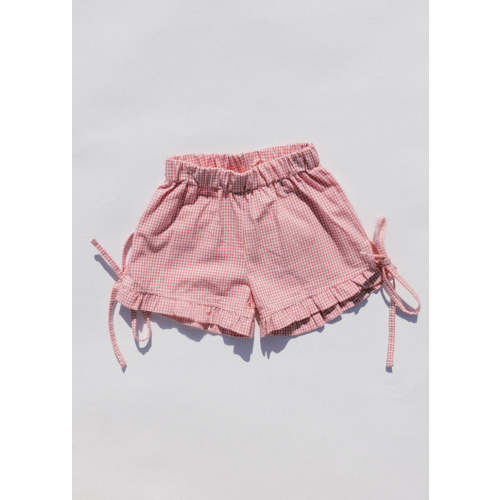 Picnic Bow Shorts- Pink