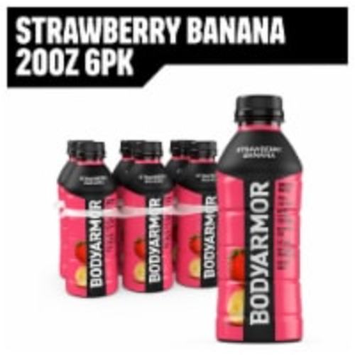 BODYARMOR® Strawberry Banana Sports Drink Bottles, 6 bottles / 20 fl oz