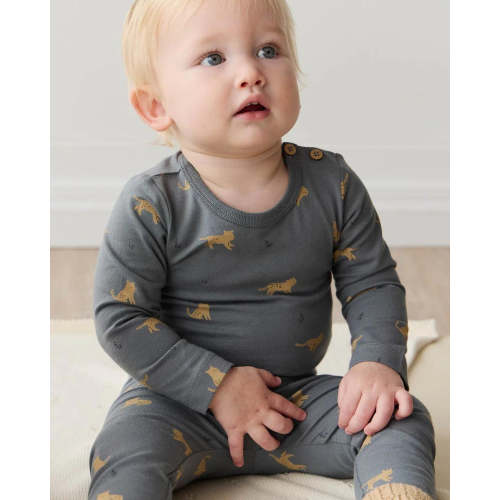 FERNLEY BODYSUIT - 3-6m / lenny leopard smoke