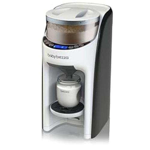 Baby Brezza New and Improved Formula Pro Advanced Formula Dispenser Machine - Automatically Mix a Warm Formula Bottle Instantly - Easily Make Bottle with Automatic Powder Blending, White - Base White