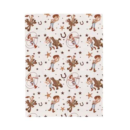 Woody and Bullseye Velveteen Plush Blanket