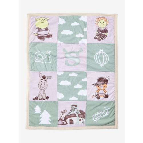 DreamWorks Shrek Characters Quilt Baby Blanket- BoxLunch Exclusive