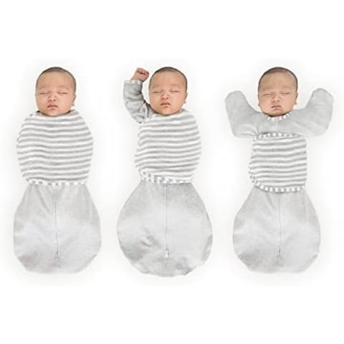 SwaddleDesigns 6-Way Omni Swaddle Sack Arms Up Swaddle for Newborn, More Options to Calm Startle Reflex, Improves Sleep
