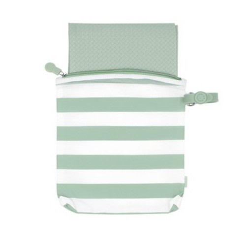 Ubbi On-The-Go Changing Mat + Bag, Color: Sage Green