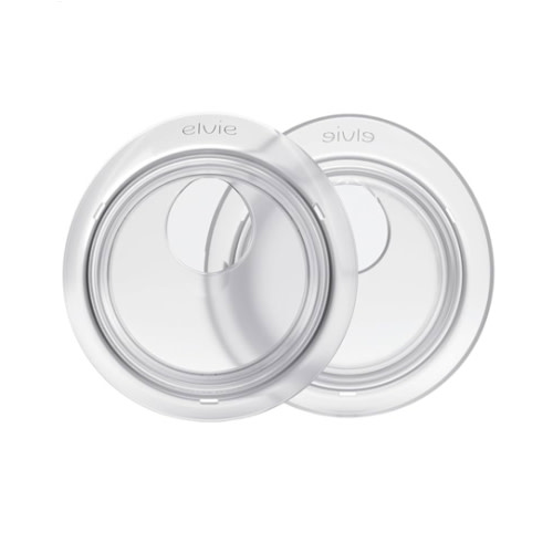 Elvie Catch Milk Collection Shells | Set of Two Discreet Leak-Protection Silicone Cups, Reuse Your Milk| Reusable Breast Shells Collect Up to 1oz | No More Wasted Milk or wasteful Breast Pads