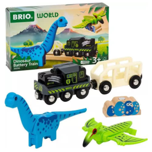 BRIO World Dinosaur Battery Train