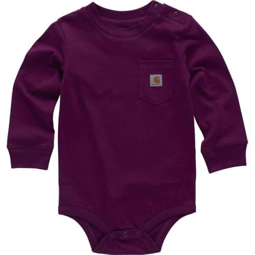 Carhartt Kid's CA5002 Long-Sleeve Pocket Bodysuit