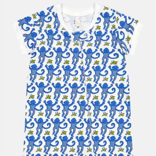 Monkey Infant Short Sleeve Onesie