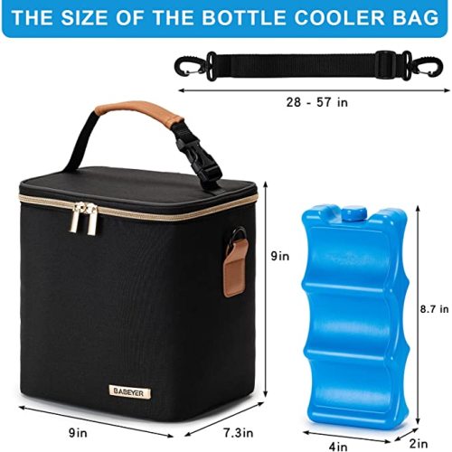 BABEYER Breast Milk Cooler Bag with Ice Pack