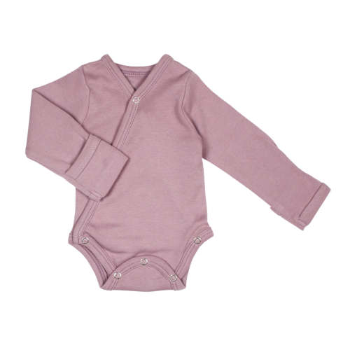 Organic Kimono Bodysuit in Lavender – L'ovedbaby