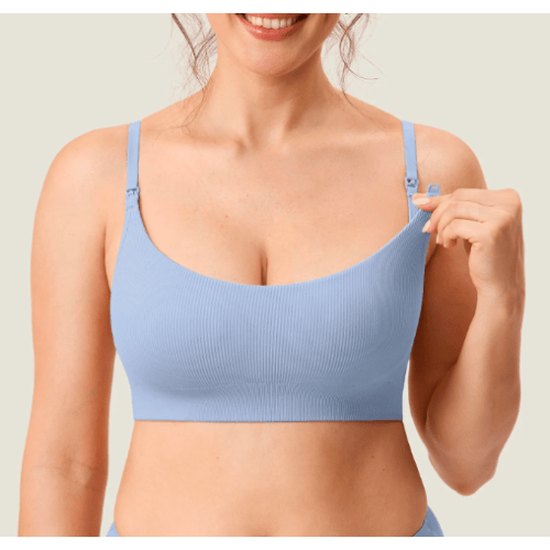 Ribbed Scoop Nursing Bralette
