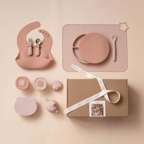 Silicone Placemat (pale Mauve/Shifting Sand)