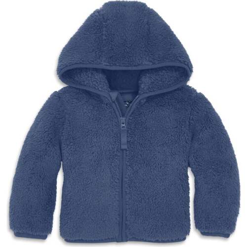 Baby Teddy Fleece Jacket, Sunwashed Navy - Primary | Maisonette