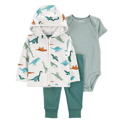 Carter's Child of Mine Baby Boy Cardigan Outfit Set, 3-Piece Sizes,Newborn-24 Months