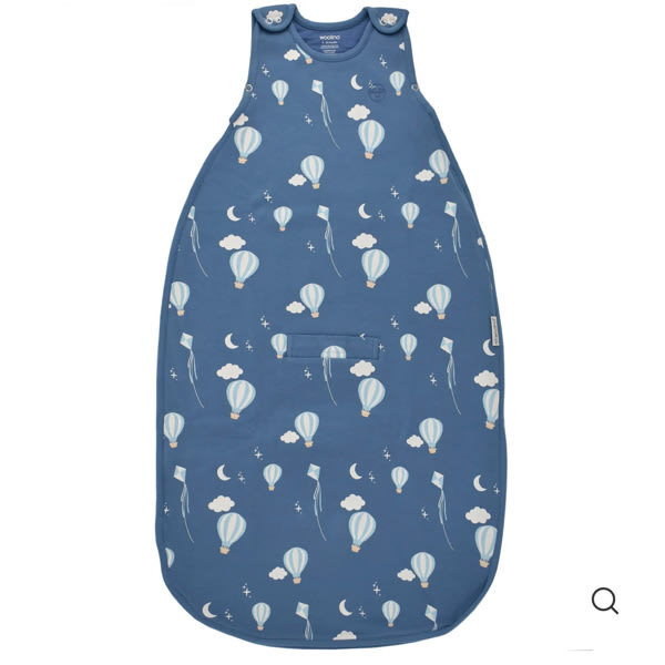 4 Season® Ultimate Baby Sleep Bag, Merino Wool & Organic Cotton, Hot Air Balloon