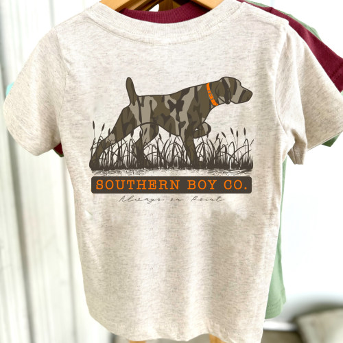 Camo Pointer Short Sleeve Boys Tee