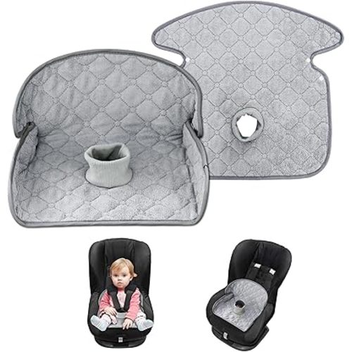 Baby Potty Training Car Seat Protector,Waterproof Piddle Pads Car Seat, Non-Slip Backing Car Seat Potty Training Protector,Car Seat Pee Pad with 4-Tier Leak-proof for Strollers and Car Seats(2pcs)